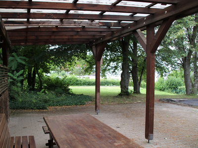 CVJM-Eutingen Gemeindezentrum Mäuerrach Stadtteil Eutingen Pforzheim Terrasse