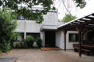 CVJM-Eutingen Gemeindezentrum Mäuerrach Stadtteil Eutingen Pforzheim Rückseite Terrasse